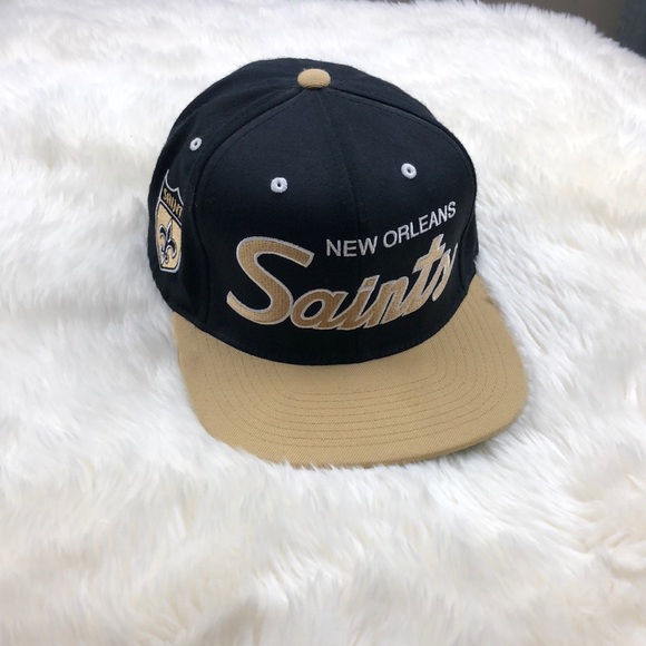 mitchell and ness saints hat